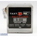Rare Swedish ABU Taxi Meter Record 12, priced in Kroner and Ore, looks to be in good condition