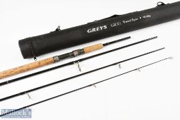 Greys GRXi Carbon Spinning Rod, 9ft 4pc, 15-35 CW, 24" handle with down locking reel seat,