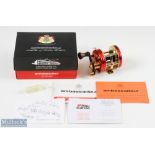 ABU Ambassadeur 5500CDL Exclusive Collection Edition 1 reel in red and gold finish, stamped 35/