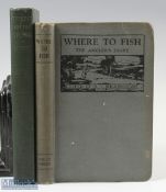 1926 Telling on the Trout Edward Ringwood Hewitt plus Where to Fish The Angler's Diary H T