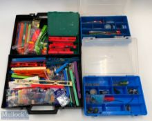 Five boxes containing - a selection of hooks/rigs/weights/floats plus more, ready to fish (4)
