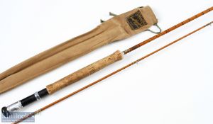 James Aspindale & Sons Redditch The Special Split Cane Fly Rod, 10ft 2pc, down locking alloy reel