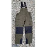 Balleno Bib and Brace fishing trousers appear size L, in very good clean condition