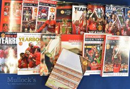 Manchester Utd official year books complete run from No. 1 through to 2019/2020, full of stats,
