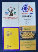 Rugby Tour Brochure Selection (4): Soviet Students to Scotland, v Co-optimists 1989; Hartford,