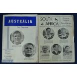 1951/1957 SA and Australia Rugby Tourists to the UK Souvenir Brochures (2): Similar, popular items