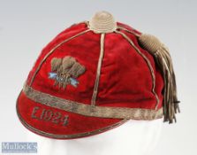 Rare Wales Schools International Cap, 1924 & 1925: Norman Fender 'capped' his long and successful