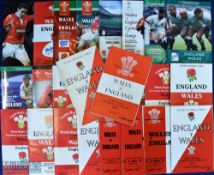 1961-2005 Wales and England Rugby Programmes (27): Homes and aways in this famous rivalry from 1961,