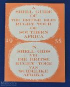 Scarce 1955 British & Irish Lions in SA Rugby Booklet: Lovely little Shell Guide to the tour, neatly