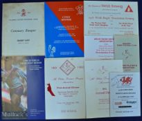 1973-2011 Dinner Menus/Invites in Wales Selection (10): Lovely selection: Llanelli 1973 Centenary
