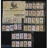 A & J Donaldson 'Sport Favourites' Cigarette Cards incl 7, 9 Deakin and McGowan, 14, 15, 25, 33, 34,