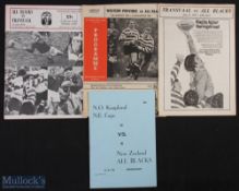 1970 NZ All Blacks in S Africa Rugby Programmes (4): The scarce North East Cape programme plus