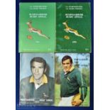 South African Rugby Annual, 1972-75 (4): A run of four in the series from 1972 to 1975. VG