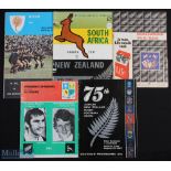 1960s/70s S Hemisphere Big Match Rugby Programmes (5): 1965 NZ v S Africa 4th Test at Auckland; 1967