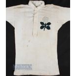 Extremely Rare & Early 1870s England Rugby International Jersey (v Scotland) c1874: To our knowledge