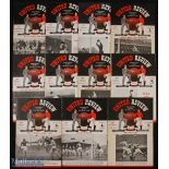 Selection of 1951/52 Championship season Manchester Utd home match programmes to include