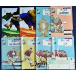 RWC 1999/2015, England etc Rugby Programmes (8): 1999: v USA, (2, 1 with ticket), Italy, NZ,