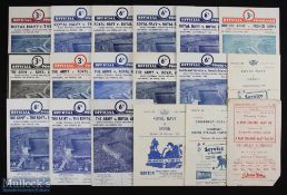1950s/1960s Services Rugby Programmes (18): Ideal to fill those Services gaps, a batch to include