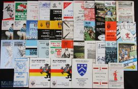 Mostly Welsh Rugby Programme Bundle (40): Mostly from the 1970s on, over 35 Welsh 'first & second