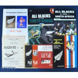 Rugby Programmes etc from New Zealand (7): NZ v France at Wellington 1968 & Christchurch 1984; v S