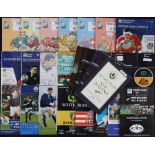 Scotland & Overseas inc RWC Rugby Programmes (26): 1954-1998, games v NZ, Australia, S Africa,