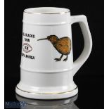 1976 All Blacks Tour of S Africa Rugby Tankard: With Springbok and Kiwi emblems in addition to