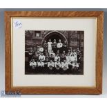 Victorian Rugby School Joint Rugby Team Photograph: Original image with newer frame, 17” x 13”,