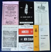 1963-4 NZ All Black Rugby Tour Programmes etc (6): Issues v Newport, only defeat, near mint,