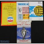 Selection of European Champions Cup programmes to include 1963 AC Milan v Benfica, 1961 Barcelona