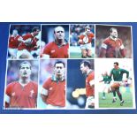 1990s Wales Player Action Colour Photographs (8): A lovely set of eight 10” x 8” press shots,