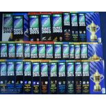 2003 RWC Full Set of Rugby Programmes: Mint complete set inc England's final win over hosts