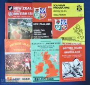 1983 British & Irish Lions in NZ Test (inc Signed) & Other Rugby Programmes (6): Second and fourth