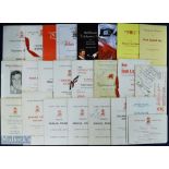 1957-2009 Llanelli Rugby Dinner Menus, Many Signed (27): Remarkable collection, hard to beat: Annual