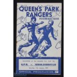 1946-47 Queens Park Rangers v Middlesbrough Football Program FA Cup 3rd round 11th January 1947