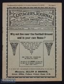 1913/1914 Fulham v Stockport County football programme Div. 2, 7 February; generally good.