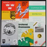 1980 Full Set Romania to Ireland etc 1980 (6): Complete, v Munster, Leinster, Ulster, Connacht,