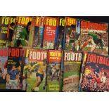 Selection of 1960s/70s Football Monthly, Goal and Shoot football magazines to include Football
