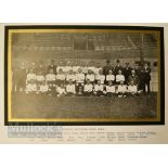 1905/1906 Fulham team photo postcard (by Moyse of Putney) players named; also magazine photo of