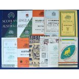 1957-8 Australia in the UK Rugby Programmes etc (11): Lovely collection of two tests - England &