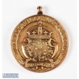 1895/96 FA Amateur Cup 9ct Gold Winners Medal awarded to Bishop Auckland's A Tucson, with Royal