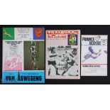 1970s French Rugby Programmes Home & Abroad (3): Two large colourful issues from the French tour