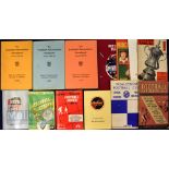 Assorted Selection Year and Handbooks and Annuals with club magazines, statistical yearbooks etc,