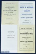 Scotland Rugby Trials Programmes etc (5): Issues for December 1957 and Jan 1994 Final Trials, and