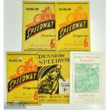 1950-1954 Irish Speedway programmes, to include Dunmore speedway 29th July 1950 signed by Jimmy