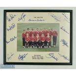 Multi-Signed 1993 European Ryder Cup Team Display features Seve Ballesteros, Colin Montgomerie, Nick
