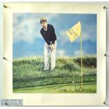 Tom Watson (Winner) Signed US Open 1982 'Chip Shot' colour Golf Print Limited Edition 25/250
