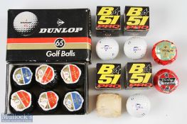 12x various wrapped and individually boxed golf balls - to incl Slazenger B51 Pro 3x endorsed by