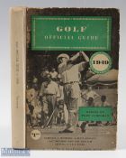 Corcoran, Fred (Ed) signed - "1949 - Golf Official Guide" in the original pictorial boards with gilt