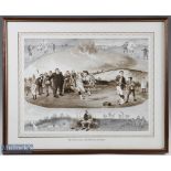 George Pipeshank c1893 (after) - illustrated print of the original titled "More Humours of Golf -