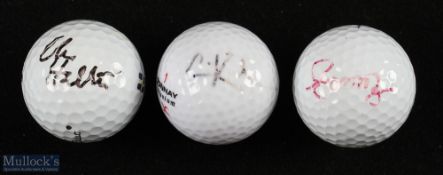 Collection of Swedish LPGA, European, Asia Tour Winners signed golf balls (3) Carin Koch 10 tour